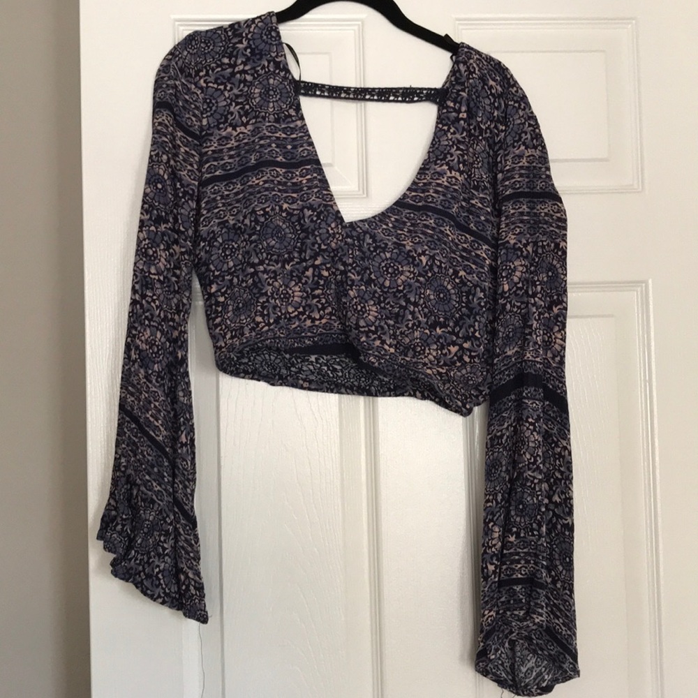 Long Sleeve Crop Shirt